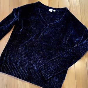 Gap Navy Chenille Sweater - barely worn!